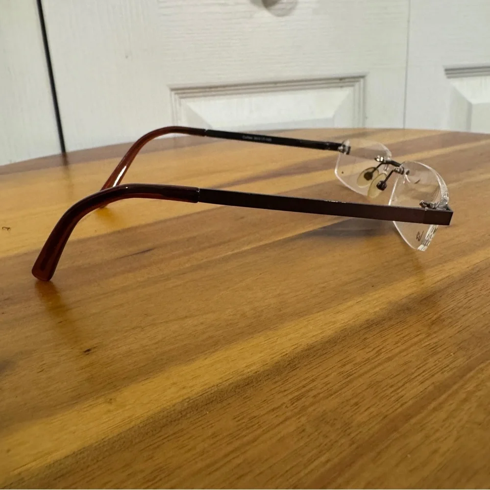 Versailles‎ Palace VP1 Cauri Coffee rimless eyeglasses frames